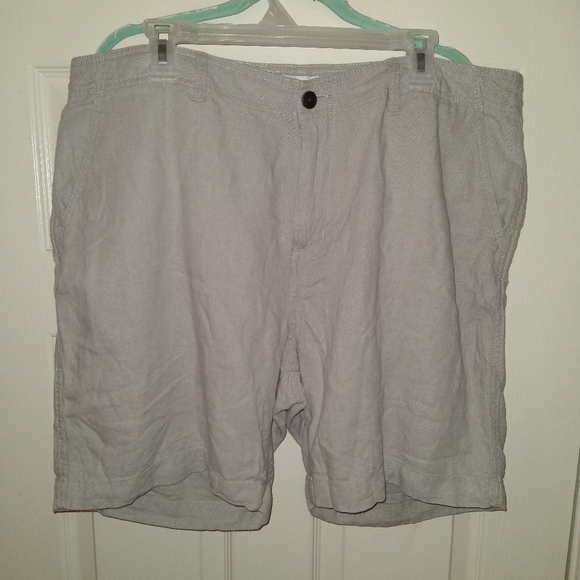 Lucky Brand Linen Blend Flat Front Chino Shorts Men's sz 38x7. - Picture 3 of 6